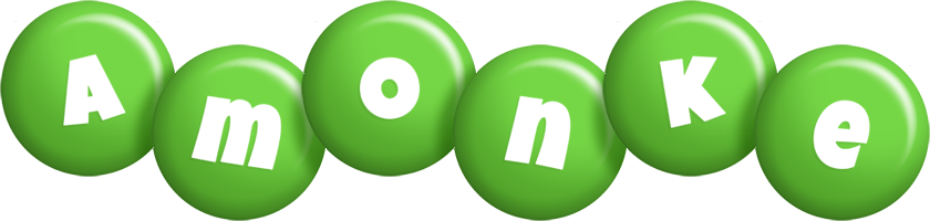 Amonke candy-green logo