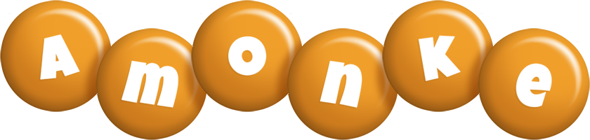 Amonke candy-orange logo