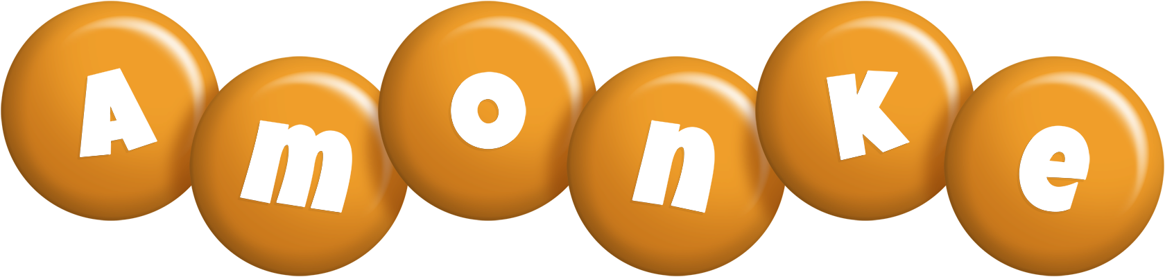 Amonke candy-orange logo