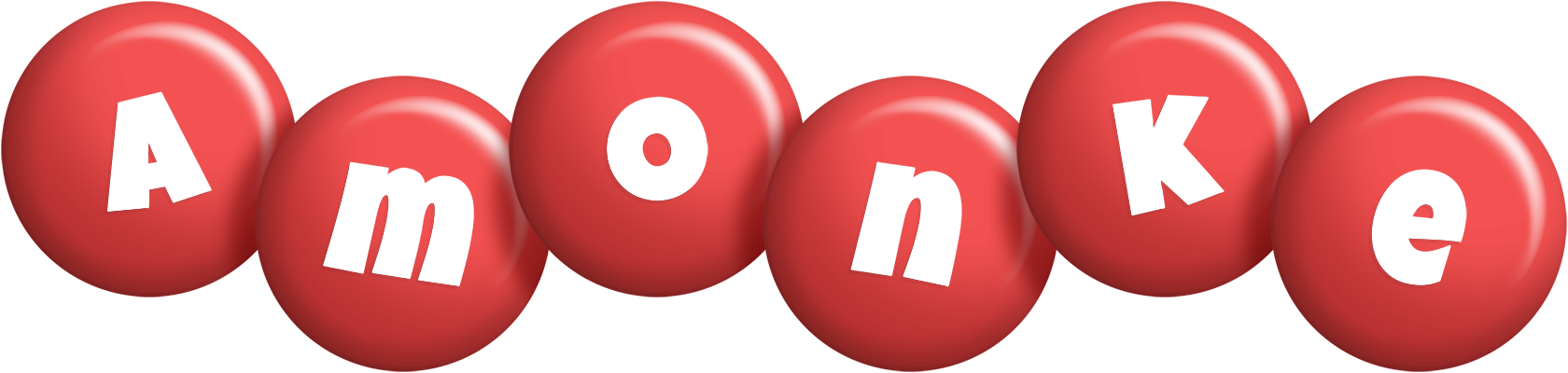 Amonke candy-red logo