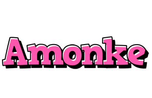Amonke girlish logo