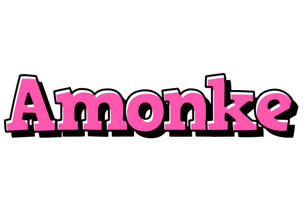 Amonke girlish logo