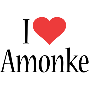 Amonke i-love logo