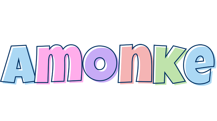 Amonke pastel logo