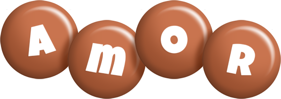 Amor candy-brown logo
