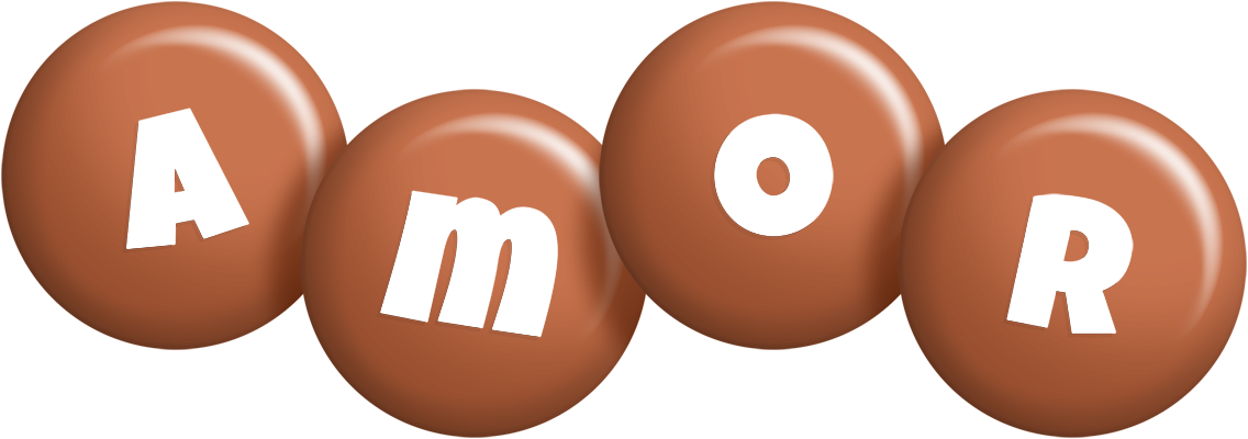 Amor candy-brown logo