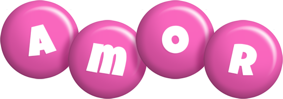 Amor candy-pink logo