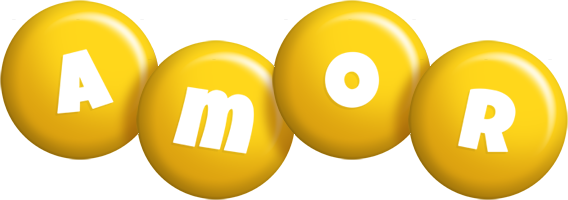 Amor candy-yellow logo
