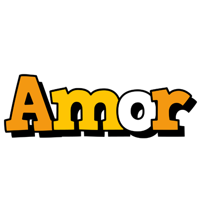 Amor cartoon logo