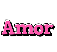 Amor girlish logo