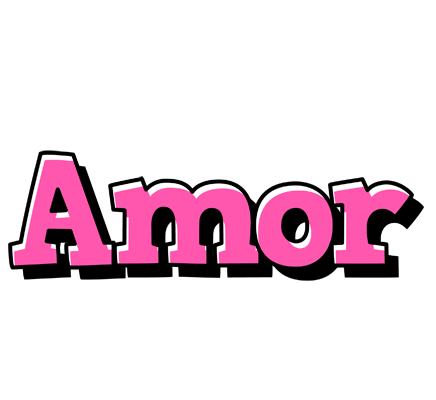 Amor girlish logo
