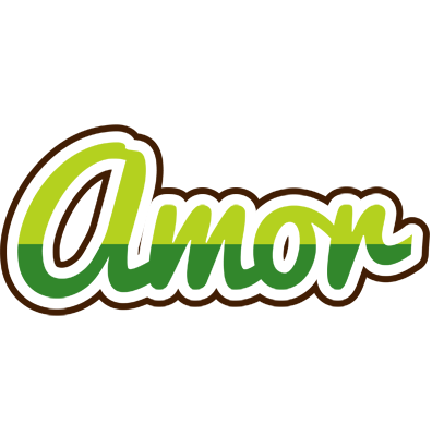 Amor golfing logo