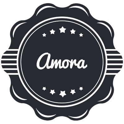 Amora badge logo