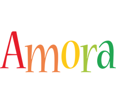 Amora birthday logo