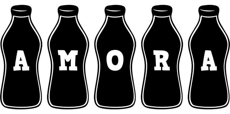Amora bottle logo