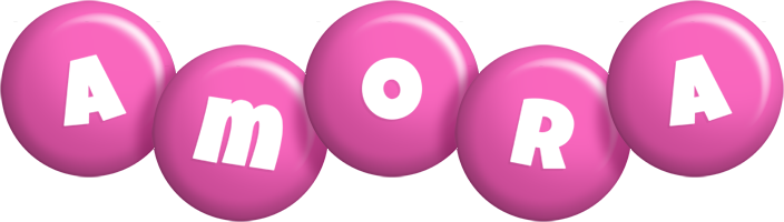 Amora candy-pink logo