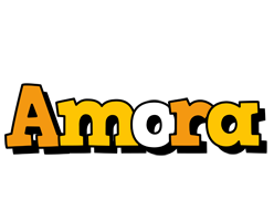 Amora cartoon logo