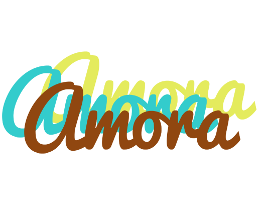 Amora cupcake logo