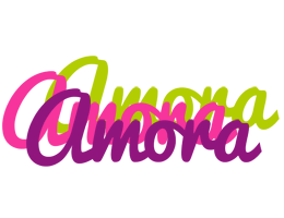 Amora flowers logo