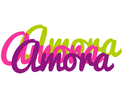 Amora flowers logo