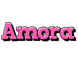 Amora girlish logo