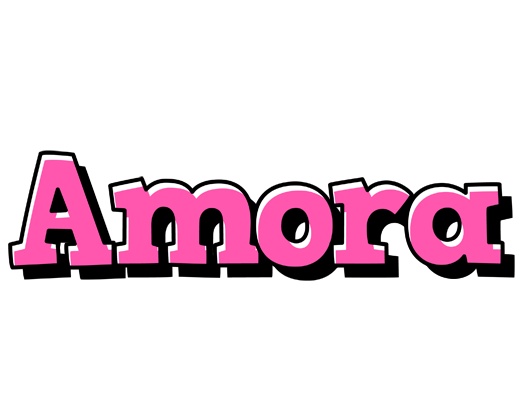 Amora girlish logo