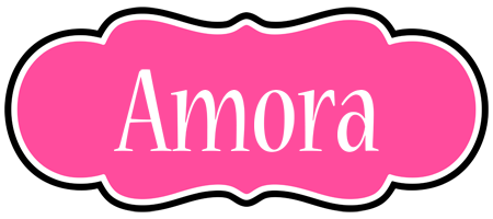 Amora invitation logo