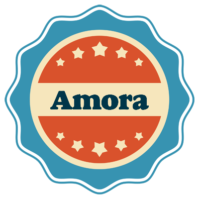 Amora labels logo
