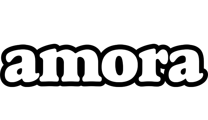 Amora panda logo