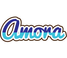 Amora raining logo