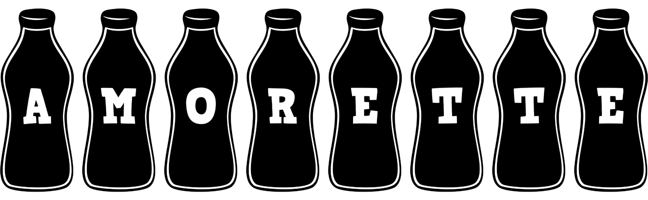 Amorette bottle logo