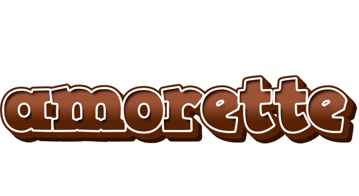 Amorette brownie logo