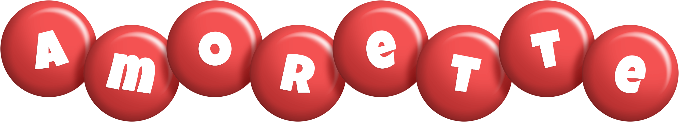 Amorette candy-red logo