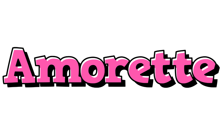 Amorette girlish logo