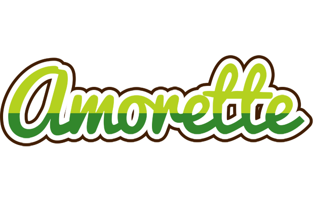 Amorette golfing logo