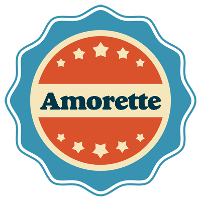 Amorette labels logo