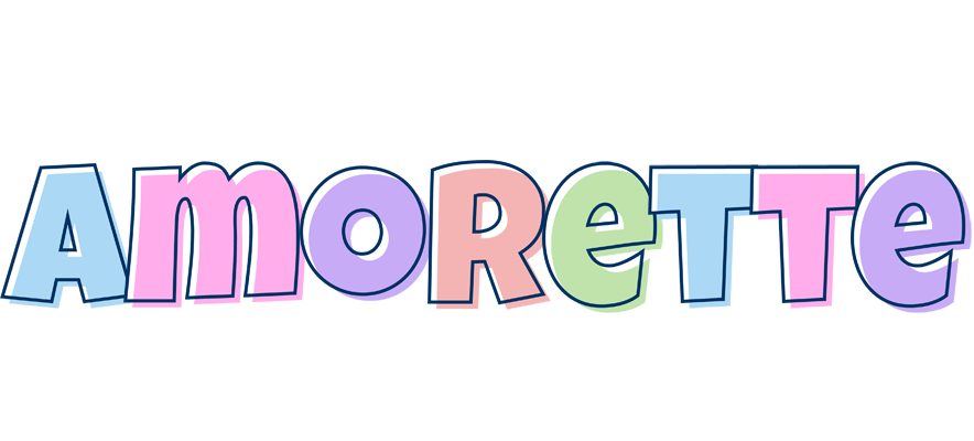 Amorette pastel logo