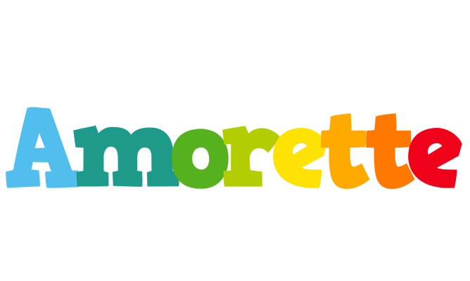 Amorette rainbows logo