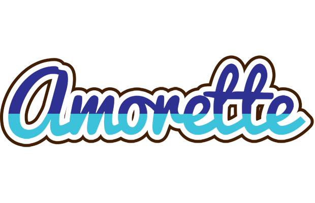 Amorette raining logo