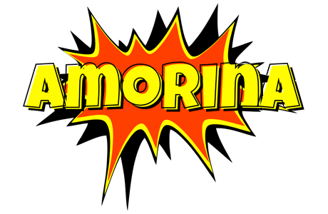 Amorina bazinga logo