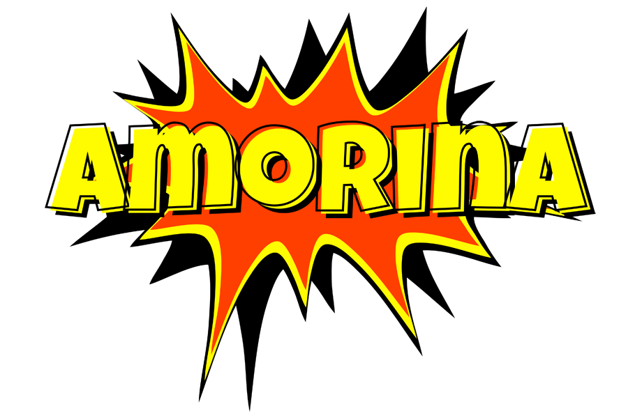 Amorina bazinga logo
