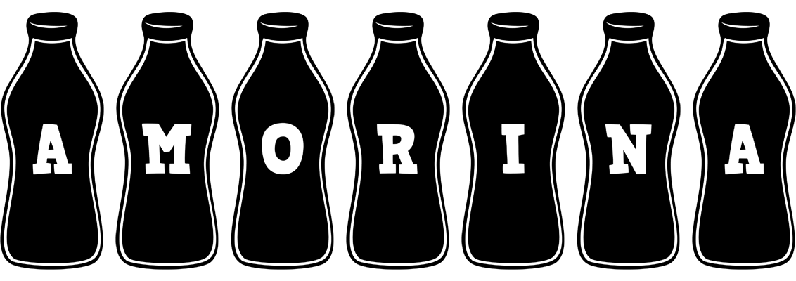 Amorina bottle logo