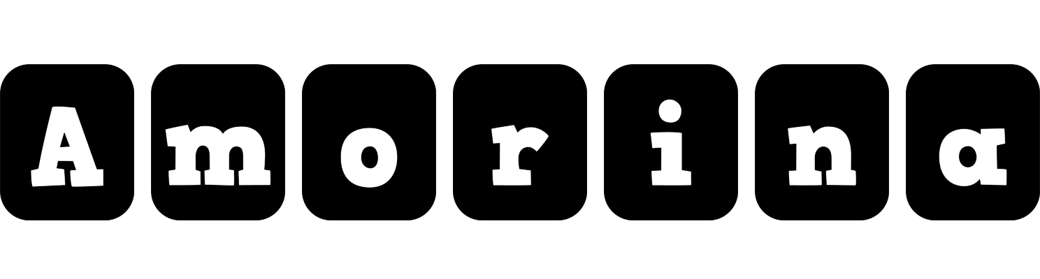 Amorina box logo