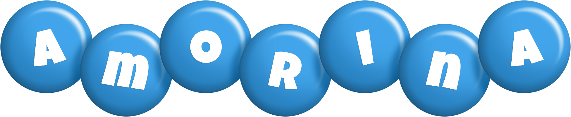 Amorina candy-blue logo