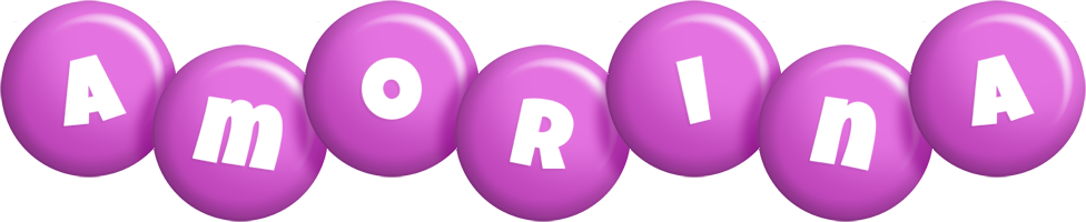 Amorina candy-purple logo