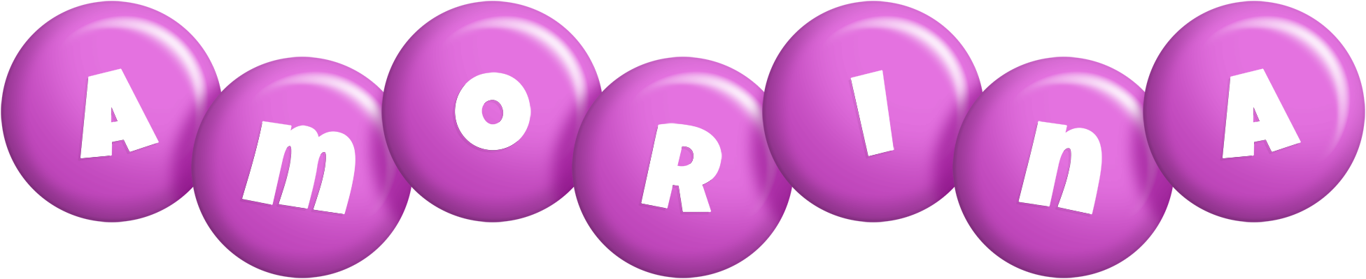 Amorina candy-purple logo