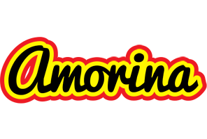 Amorina flaming logo