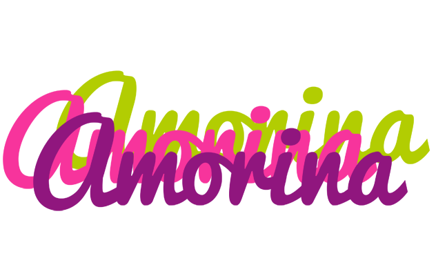 Amorina flowers logo