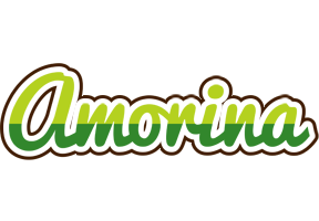 Amorina golfing logo