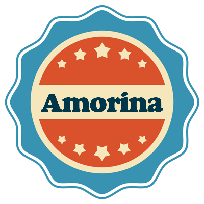 Amorina labels logo